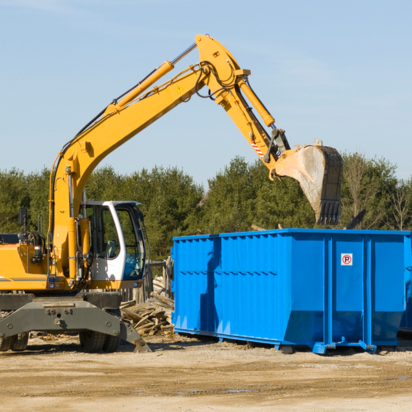 how many times can i have a residential dumpster rental emptied in Maidens